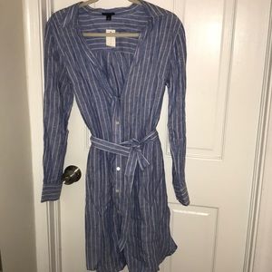 NWT Ann Taylor Button Up Dress